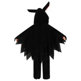 Mothman Cosplay Kids Children Hooded Costume Cloak Halloween Carnival Accessories
